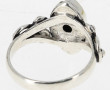 Bague en argent et coquille d'ormeaux, p