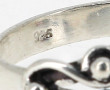 Bague en argent et coquille d'ormeaux, p