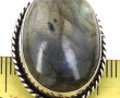 Bague en labradorite et argent 925ème, p