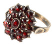 Bague en vermeil 800ème, et strass façon