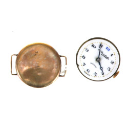 Boîtier de montre or 9 cts, poids 1,70 g