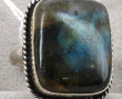 Bague en labradorite et argent 925ème, p