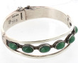 Bracelet jonc ouvrant en argent 925ème, 