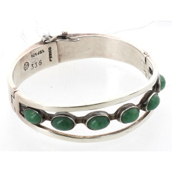 Bracelet jonc ouvrant en argent 925ème, 