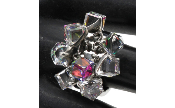 SWATCH - Bague en métal et cristaux (pet