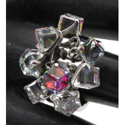 SWATCH - Bague en métal et cristaux (pet
