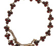 Bracelet en vermeil serti de strass roug