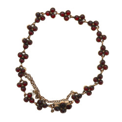 Bracelet en vermeil serti de strass roug