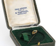 Epingle à cravate tête en or 14 cts, tig