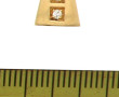 Pendentif en or jaune 18 cts, poinçon tê