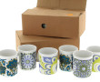 18 mugs en faîence anglaise décor inspir