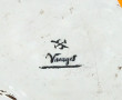 VARAGES - Dessous de plat en faïence à d