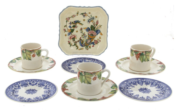GIEN - 3 petites assiettes à pain en faï