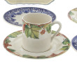 GIEN - 3 petites assiettes à pain en faï