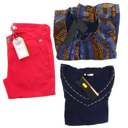 DDP - Lot de 3 articles neufs : Robe en 