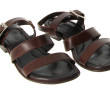 PARABOOT - Paire de sandales femme, cuir