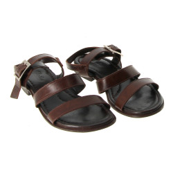 PARABOOT - Paire de sandales femme, cuir