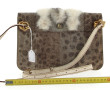 FENDI - Sac à main en cuir, pierres natu