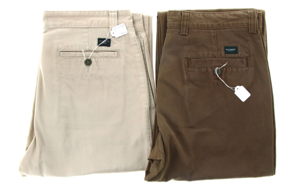DOCKERS - Lot de 2 pantalons 100% coton 