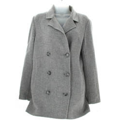MASSIMO DUTTI - Manteau fin style caban 