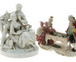 Lot de 2 sujets en porcelaine : un sujet