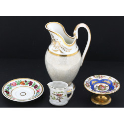 Crémier en porcelaine de Paris blanche e