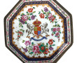 Coffret en porcelaine blanche, polychrom