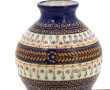 HB Quimper - Vase boule à décor perlé H.
