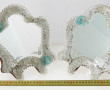 VENISE - Paire de petits miroirs en verr
