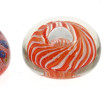 Lot de 3 boules presse-papier dont 2 à d