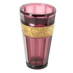 MOSER KARLSBAD (attribué à) - Vase à pan