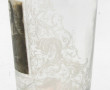 Carafe ancienne en verre à décor de la J