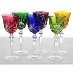 LES GRANDS DUCS - 6 verres à pied en cri