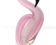 Flamant rose en verre filé, H 20,5 cm