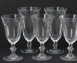 20 verres en verres à pans coupés + 3 co