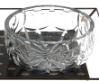 Plateau de service vintage en verre et m