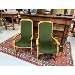 Paire de fauteuils d'enfant style Voltai