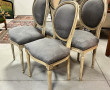 4 chaises de style Louis XVI (usures à l