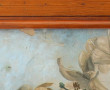 "Vase fleuri", gravure ancienne, rehauss