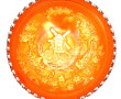 Vase soliflore à haut col, corps boule, 