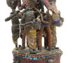 YORUBA - Important cimier en perles, tis