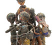 YORUBA - Important cimier en perles, tis