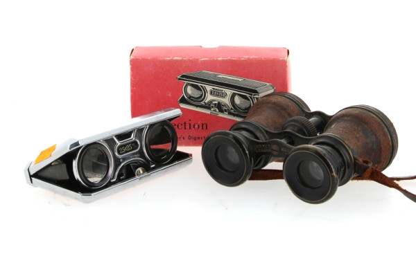 Lot de 2 paires de jumelles: une ancienn