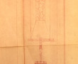 Plan d'architecte du maître hôtel et du
