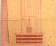 Plan d'architecte du maître hôtel et du