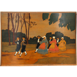 Ecole Bretonne Xxème "Noce bretonne", pa