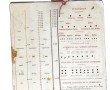 2 panneaux anciens avec toutes sortes d'