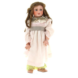JUMEAU - Poupée tête porcelaine, yeux do