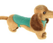 Teckel en peluche années 40/50 L. 46 cm