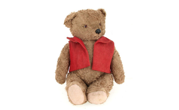 Ours en peluche ancien H. 52 cm